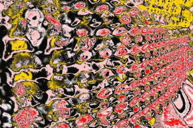 Soyut sanat duvar resmi. Modern, çağdaş sanat geçmişi