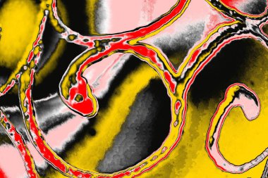 Soyut sanat duvar resmi. Modern, çağdaş sanat geçmişi