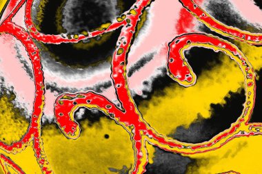 Soyut sanat duvar resmi. Modern, çağdaş sanat geçmişi