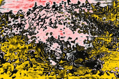 Soyut sanat duvar resmi. Modern, çağdaş sanat geçmişi