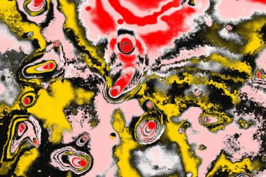 Soyut sanat duvar resmi. Modern, çağdaş sanat geçmişi