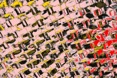 Soyut sanat duvar resmi. Modern, çağdaş sanat geçmişi