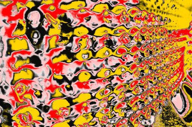 Soyut sanat duvar resmi. Modern, çağdaş sanat geçmişi