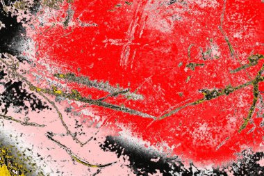 Soyut sanat duvar resmi. Modern, çağdaş sanat geçmişi