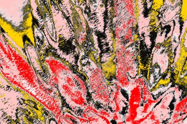 Soyut sanat duvar resmi. Modern, çağdaş sanat geçmişi