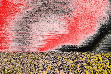 Soyut sanat duvar resmi. Modern, çağdaş sanat geçmişi