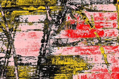 Soyut sanat duvar resmi. Modern, çağdaş sanat geçmişi