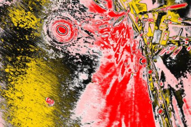 Soyut sanat duvar resmi. Modern, çağdaş sanat geçmişi