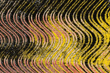 Soyut sanat duvar resmi. Modern, çağdaş sanat geçmişi