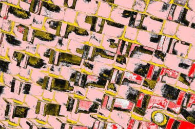 Soyut sanat duvar resmi. Modern, çağdaş sanat geçmişi