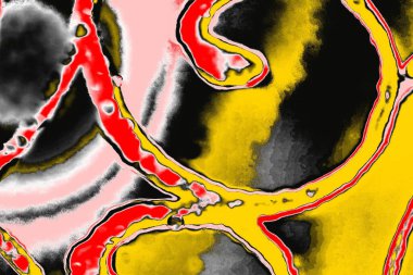 Soyut sanat duvar resmi. Modern, çağdaş sanat geçmişi