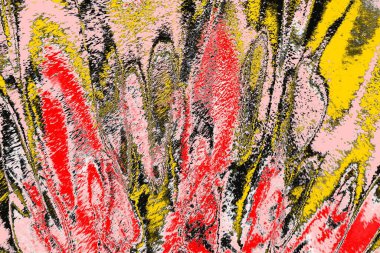 Soyut sanat duvar resmi. Modern, çağdaş sanat geçmişi