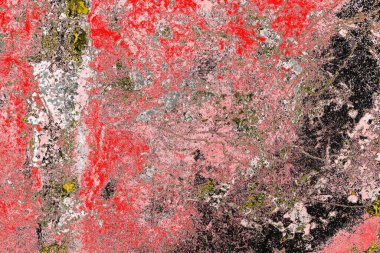 Soyut sanat duvar resmi. Modern, çağdaş sanat geçmişi