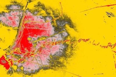 Soyut sanat duvar resmi. Modern, çağdaş sanat geçmişi