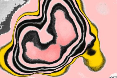 Soyut sanat duvar resmi. Modern, çağdaş sanat geçmişi