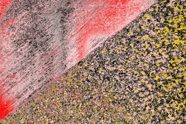 Soyut sanat duvar resmi. Modern, çağdaş sanat geçmişi