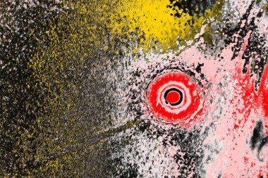 Soyut sanat duvar resmi. Modern, çağdaş sanat geçmişi