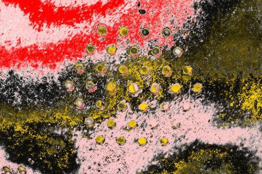 Soyut sanat duvar resmi. Modern, çağdaş sanat geçmişi