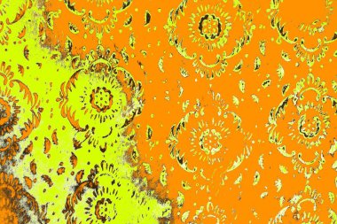 sarı renkli kirli duvar, desenli arka plan