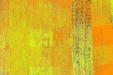 Kırmızı sarı ve siyah renkli kirli duvar, desenli arka plan.