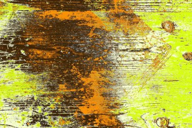 Kırmızı sarı ve siyah renkli kirli duvar, desenli arka plan.