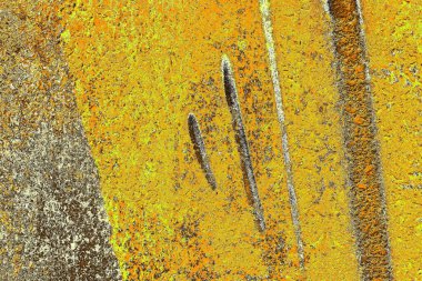 sarı renkli kirli duvar, desenli arka plan