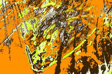 Kırmızı sarı ve siyah renkli kirli duvar, desenli arka plan.