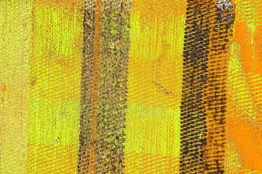 Kırmızı sarı ve siyah renkli kirli duvar, desenli arka plan.