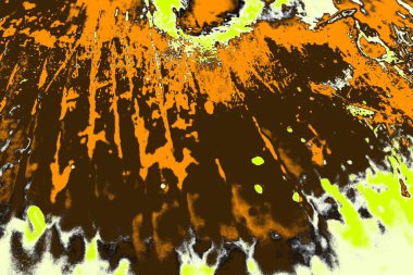 Kırmızı sarı ve siyah renkli kirli duvar, desenli arka plan.