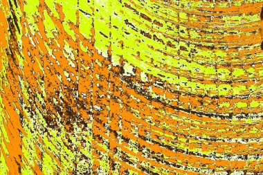 Kırmızı sarı ve siyah renkli kirli duvar, desenli arka plan.