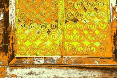 Renkli kirli duvar, desenli arkaplan