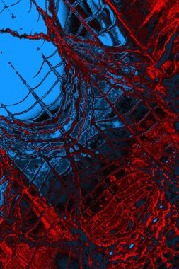 soyut mavi ve kırmızı doku, grunge arkaplan, boşluk duvar kağıdını kopyala