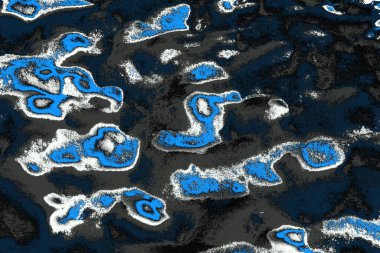 soyut mavi arkaplan, uzay duvar kağıdını kopyala