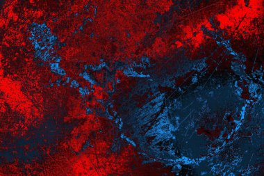 soyut mavi ve kırmızı doku, grunge arkaplan, boşluk duvar kağıdını kopyala