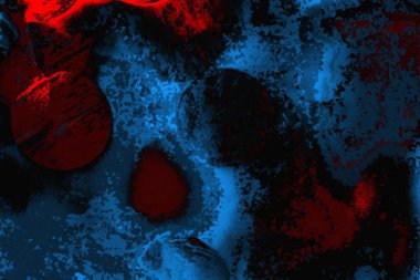 soyut mavi ve kırmızı doku, grunge arkaplan, boşluk duvar kağıdını kopyala