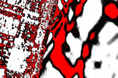 Soyut grunge arkaplanı. Monokrom dokusu. Siyah ve kırmızı desenli arka plan