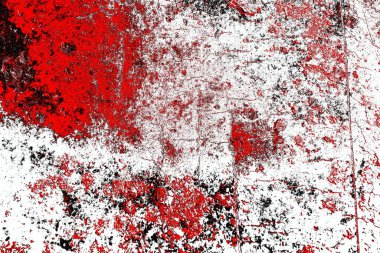 Soyut grunge arkaplanı. Monokrom dokusu. Siyah ve kırmızı desenli arka plan