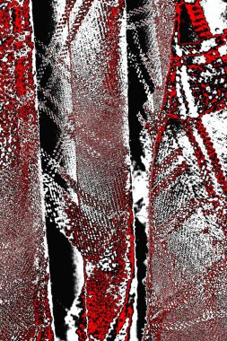 Soyut grunge arkaplanı. Monokrom dokusu. Siyah ve kırmızı desenli arka plan