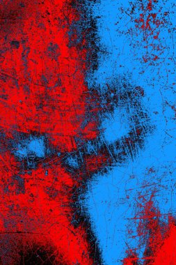 soyut mavi ve kırmızı doku, grunge arkaplan, boşluk duvar kağıdını kopyala
