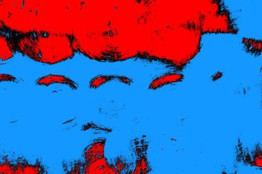 soyut mavi ve kırmızı doku, grunge arkaplan, boşluk duvar kağıdını kopyala