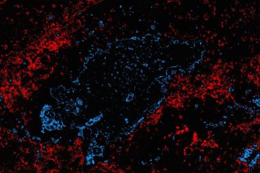 soyut mavi ve kırmızı doku, grunge arkaplan, boşluk duvar kağıdını kopyala
