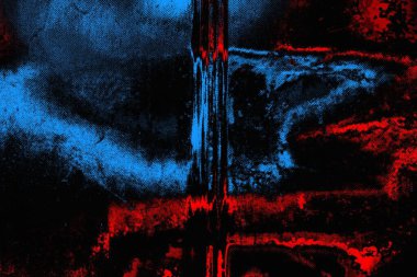 soyut mavi ve kırmızı doku, grunge arkaplan, boşluk duvar kağıdını kopyala