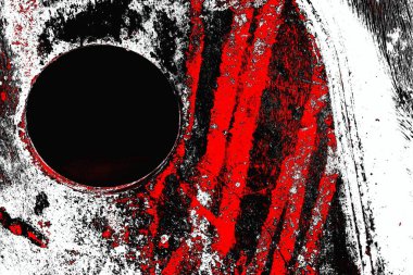 Soyut grunge arkaplanı. Monokrom dokusu. Siyah ve kırmızı desenli arka plan