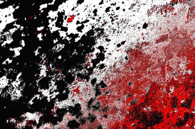 Soyut grunge arkaplanı. Monokrom dokusu. Siyah ve kırmızı desenli arka plan
