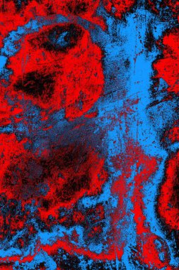 soyut mavi ve kırmızı doku, grunge arkaplan, boşluk duvar kağıdını kopyala