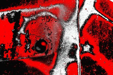 Soyut grunge arkaplanı. Monokrom dokusu. Siyah ve kırmızı desenli arka plan