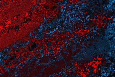 soyut mavi ve kırmızı doku, grunge arkaplan, boşluk duvar kağıdını kopyala