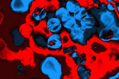 soyut mavi ve kırmızı doku, grunge arkaplan, boşluk duvar kağıdını kopyala