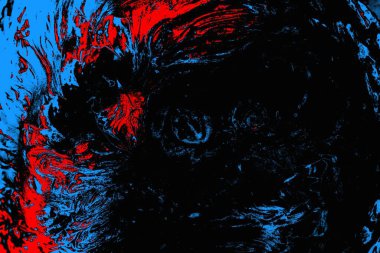 soyut mavi ve kırmızı doku, grunge arkaplan, boşluk duvar kağıdını kopyala