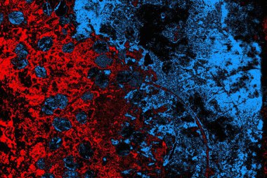 soyut mavi ve kırmızı doku, grunge arkaplan, boşluk duvar kağıdını kopyala